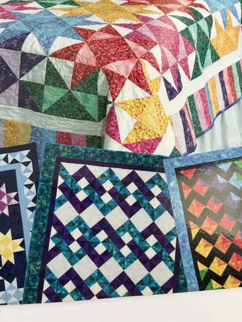 One Patch Triangle Quilts by Linda Causee 12 Designs American School Needlework